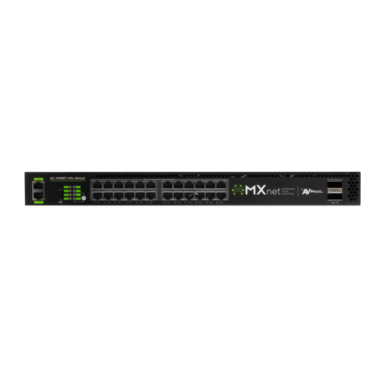 MXnet 10G 24 Port Copper PoE Network Switch