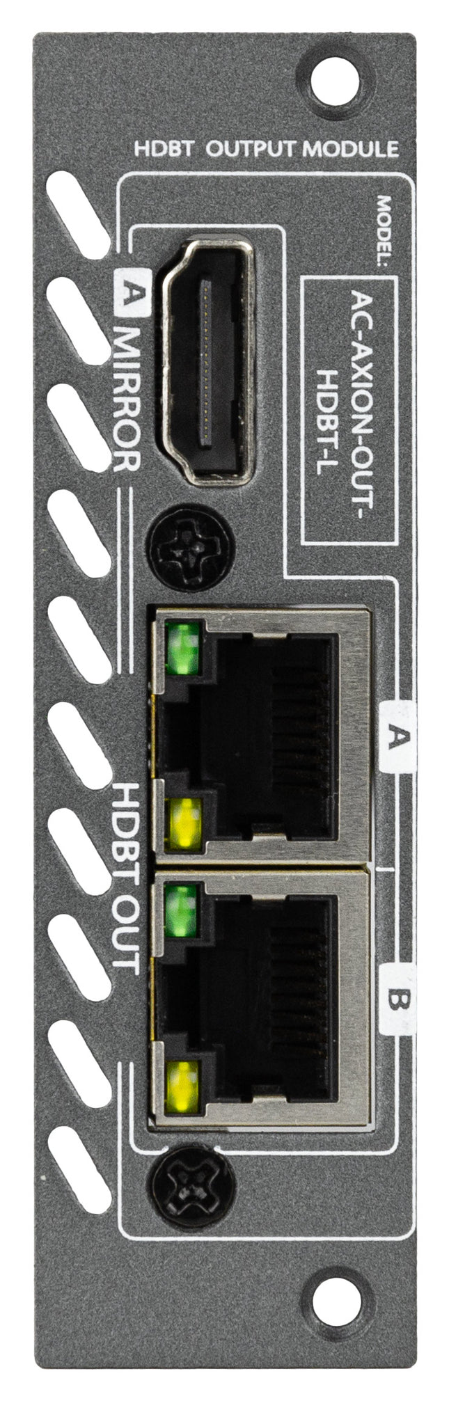 AXION HDBaseT Output Card with Limited Features