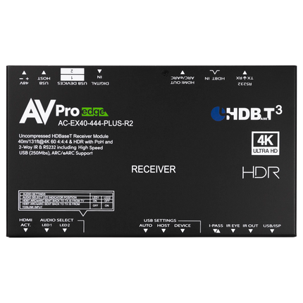 40M 18Gbps HDBaseT Extender with USB Extension