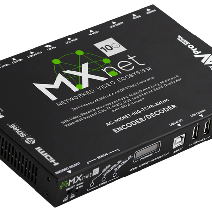 MXnet 10G SDVoE Transceiver with Downmixing