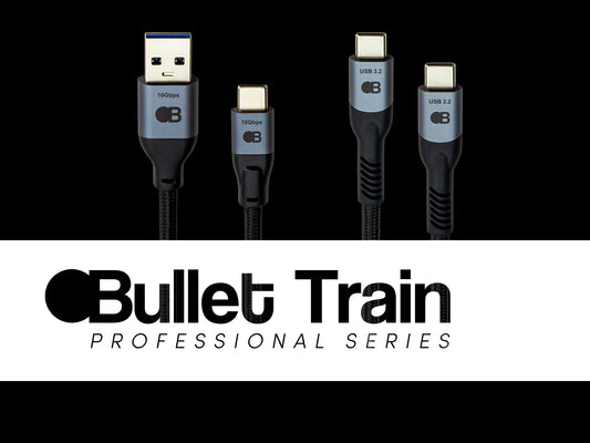 A Closer Look: Bullet Train's New Professional Series USB Cables