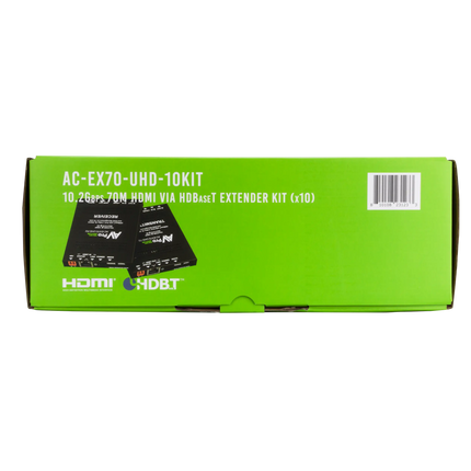 10 Pack of AC-EX70-UHD-KIT HDMI Extenders