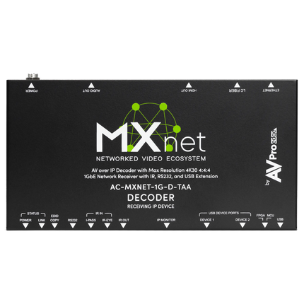 TAA - MXnet 1G Decoder