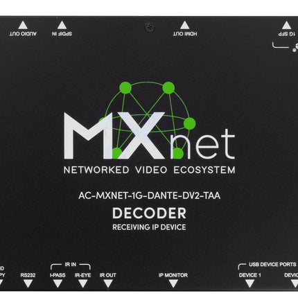 TAA - MXnet 1G Evolution II Decoder with Dante