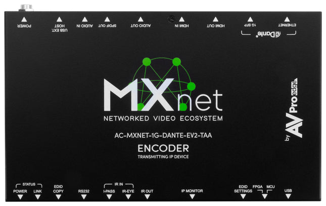 TAA - MXnet 1G Evolution II Encoder with Dante