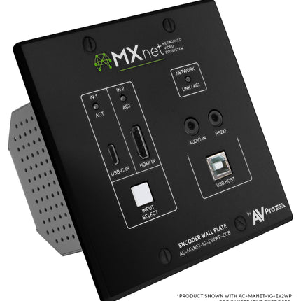 MXnet 1G Evolution II Encoder - Black Wall Plate