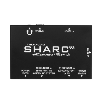 SHARC-V2 8K eARC Audio Processor