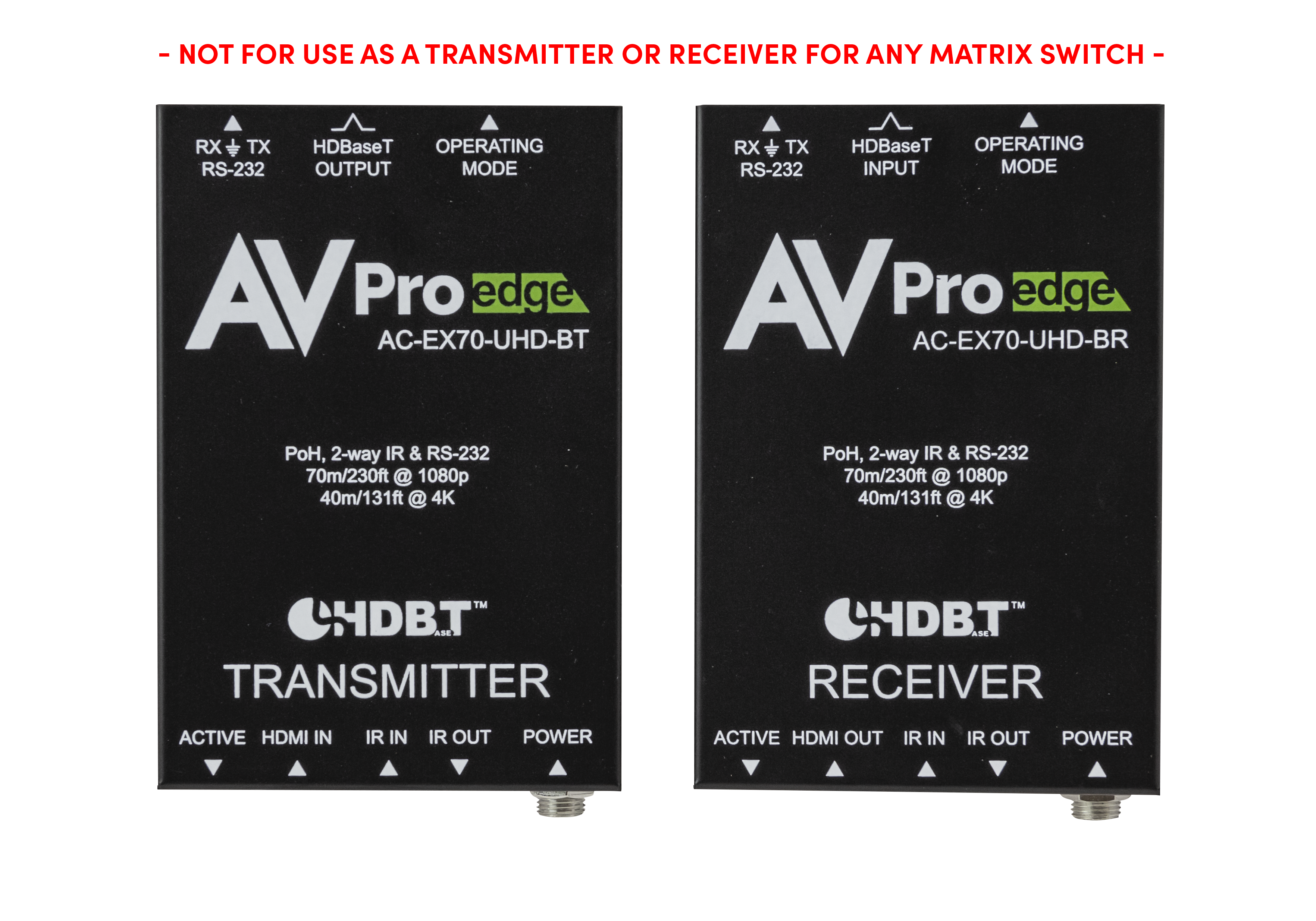 70M 10Gbps HDBaseT Extender Kit – AVPro Edge
