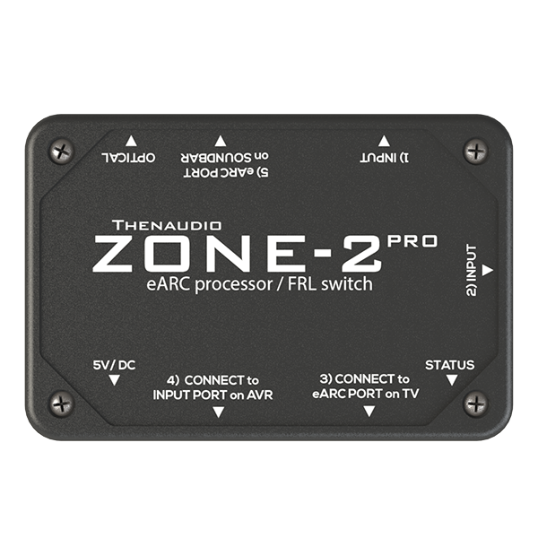 ZONE2-PRO 8K eARC Audio Processor