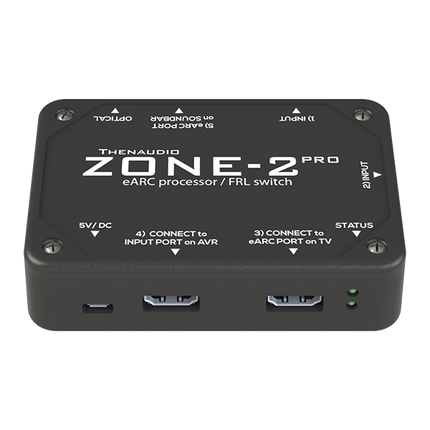 ZONE2-PRO 8K eARC Audio Processor