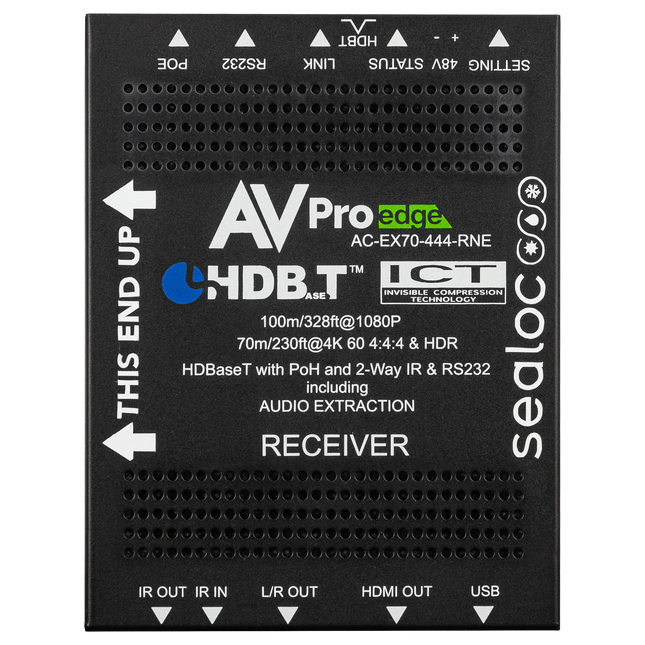 70M 18Gbps Weatherproof HDBaseT Receiver