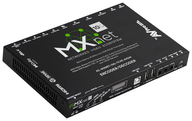 MXNet 10G SDVoE Transceiver with Downmixing
