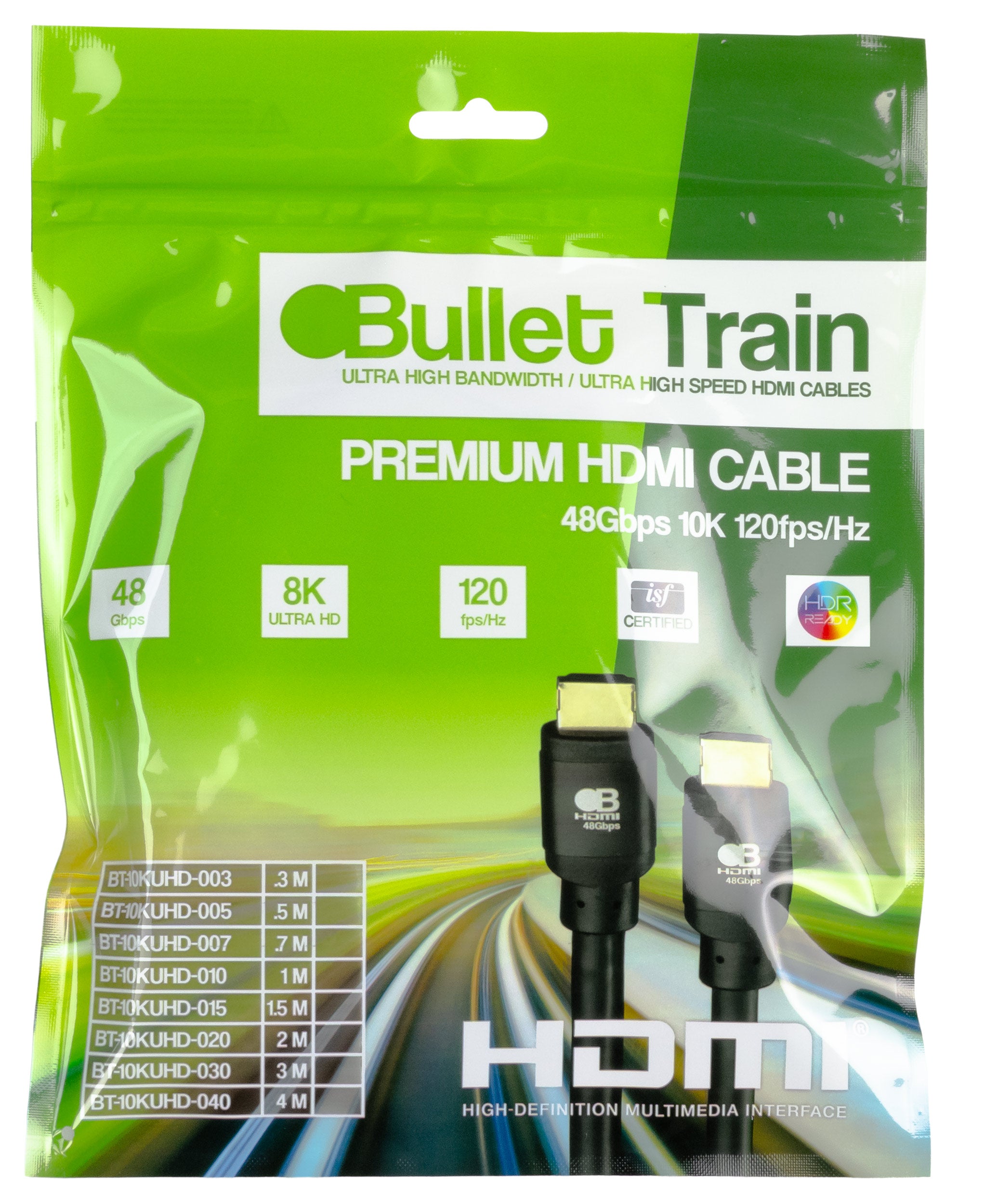 AVPro Edge BT-10KUHD-040 Bullet Train 4M Meter 10K 48Gbps HDMI Cable