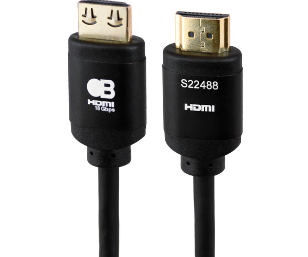 AVARRO WBXHDMI03V2 High Speed Male-Male HDMI Cable, 18GBPS